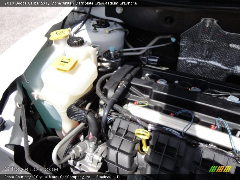 Stone White / Dark Slate Gray/Medium Graystone 2010 Dodge Caliber SXT