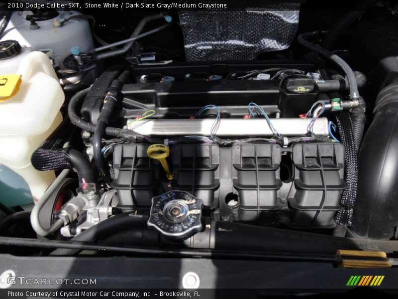 Stone White / Dark Slate Gray/Medium Graystone 2010 Dodge Caliber SXT