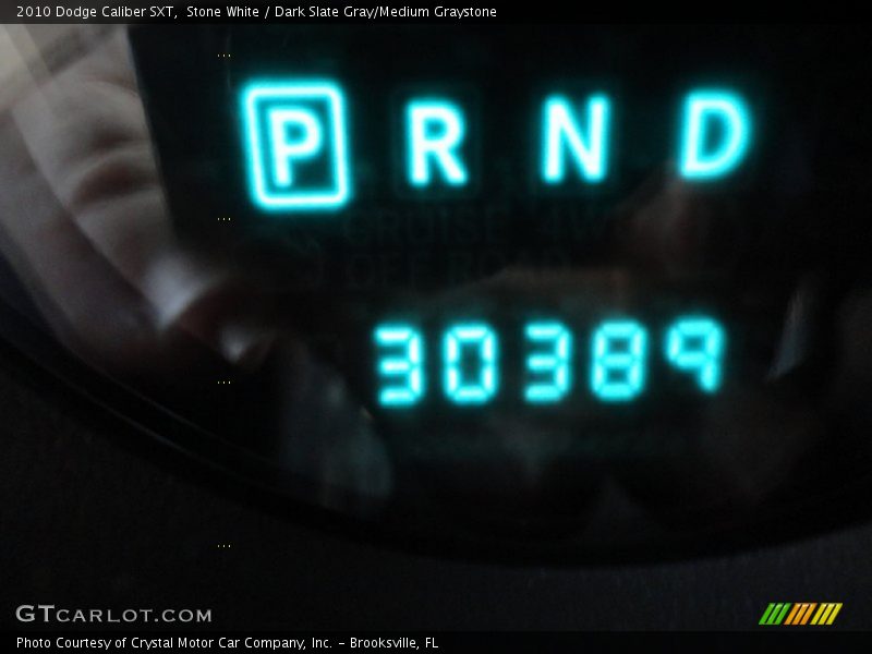 Stone White / Dark Slate Gray/Medium Graystone 2010 Dodge Caliber SXT