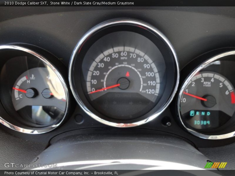 Stone White / Dark Slate Gray/Medium Graystone 2010 Dodge Caliber SXT