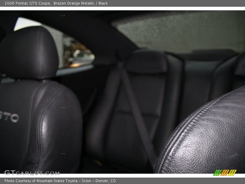 Brazen Orange Metallic / Black 2006 Pontiac GTO Coupe
