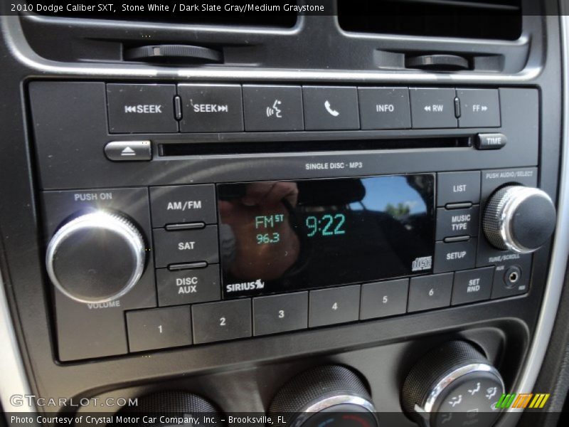 Stone White / Dark Slate Gray/Medium Graystone 2010 Dodge Caliber SXT