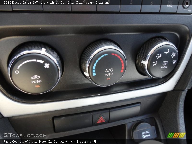 Stone White / Dark Slate Gray/Medium Graystone 2010 Dodge Caliber SXT