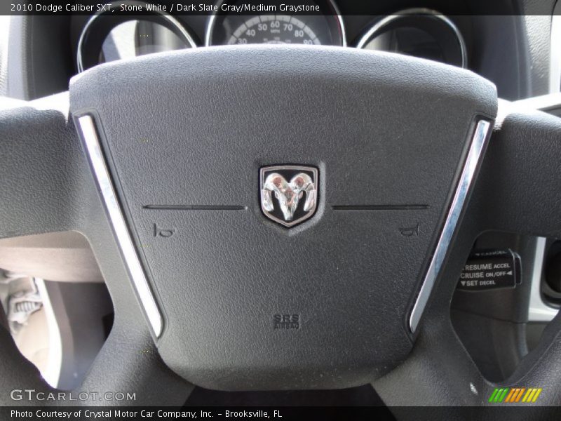 Stone White / Dark Slate Gray/Medium Graystone 2010 Dodge Caliber SXT