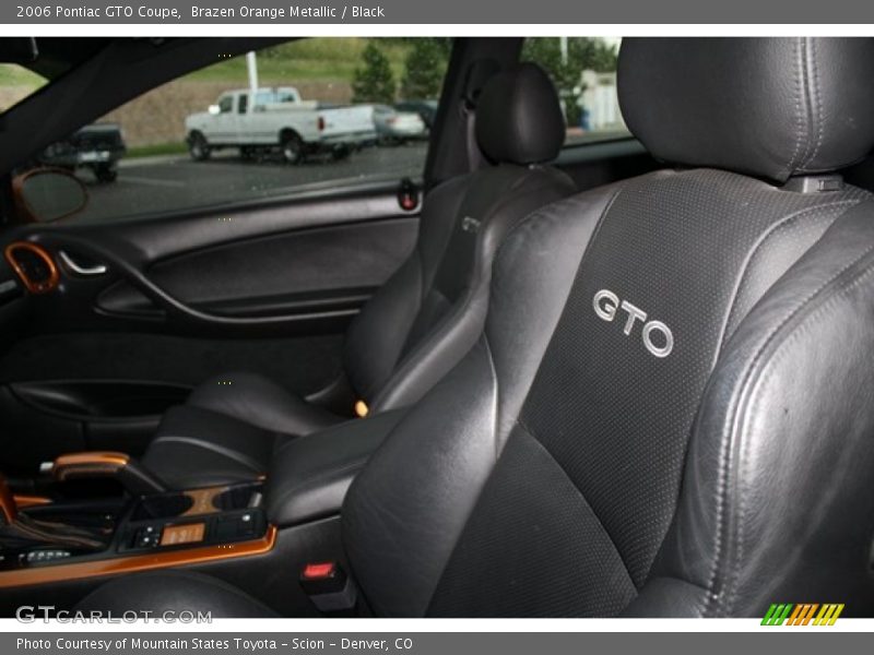 Brazen Orange Metallic / Black 2006 Pontiac GTO Coupe