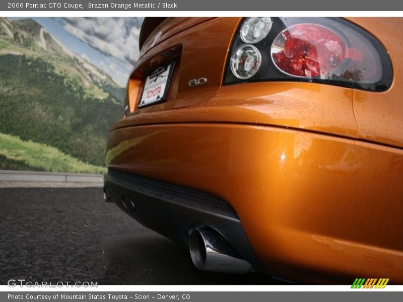 Brazen Orange Metallic / Black 2006 Pontiac GTO Coupe