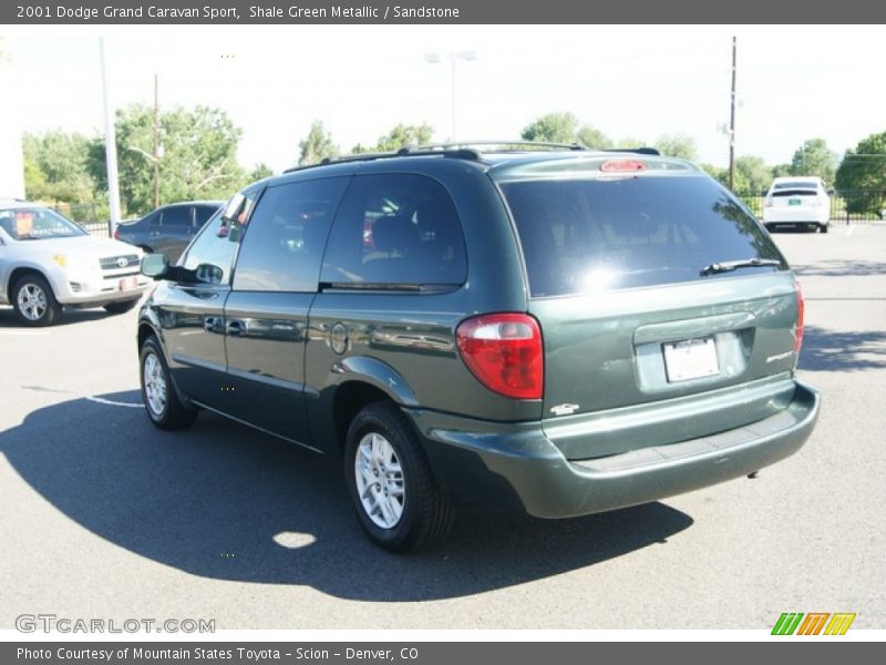 Shale Green Metallic / Sandstone 2001 Dodge Grand Caravan Sport