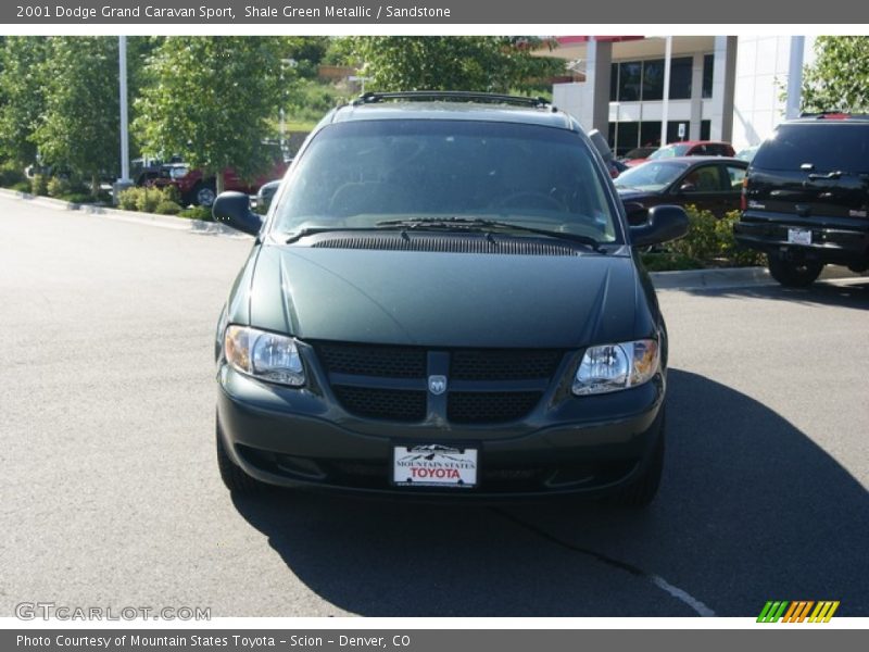 Shale Green Metallic / Sandstone 2001 Dodge Grand Caravan Sport