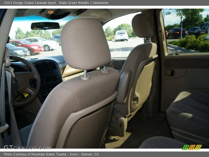 Shale Green Metallic / Sandstone 2001 Dodge Grand Caravan Sport