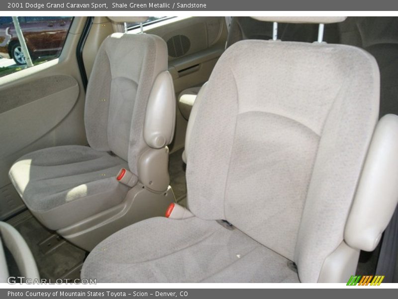 Shale Green Metallic / Sandstone 2001 Dodge Grand Caravan Sport