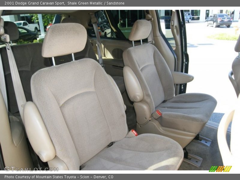 Shale Green Metallic / Sandstone 2001 Dodge Grand Caravan Sport