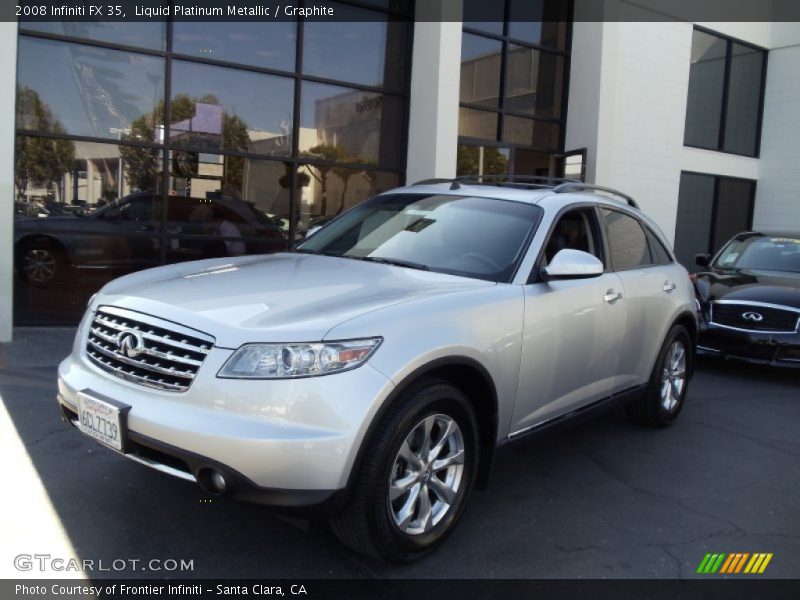 Liquid Platinum Metallic / Graphite 2008 Infiniti FX 35