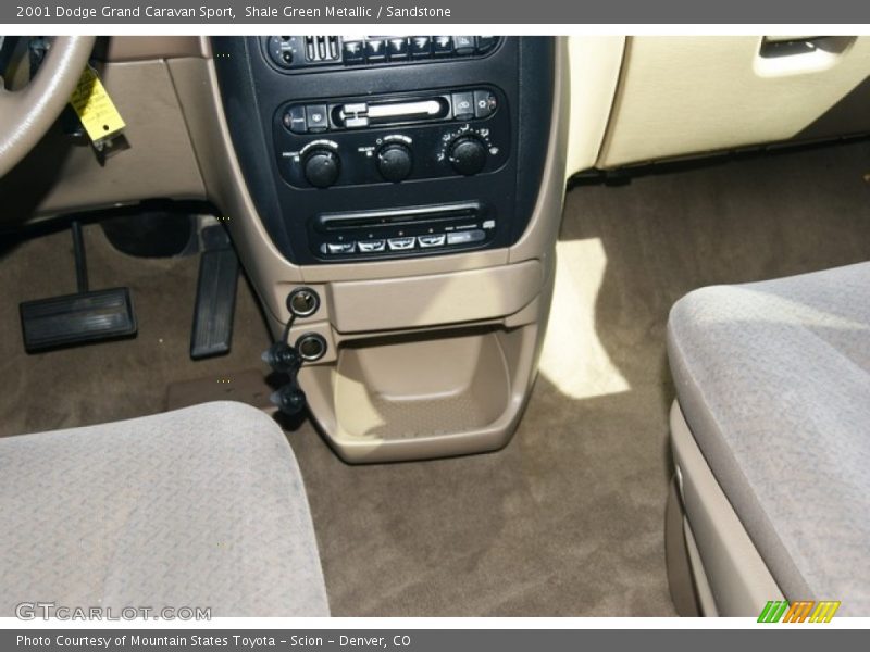 Shale Green Metallic / Sandstone 2001 Dodge Grand Caravan Sport
