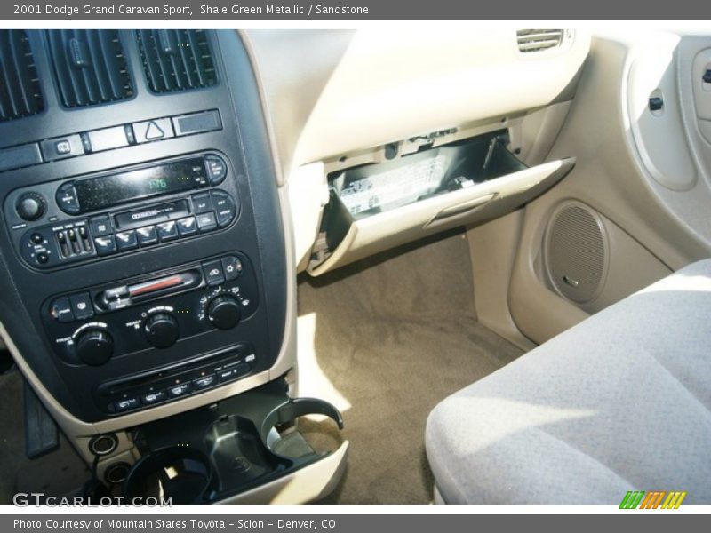 Shale Green Metallic / Sandstone 2001 Dodge Grand Caravan Sport