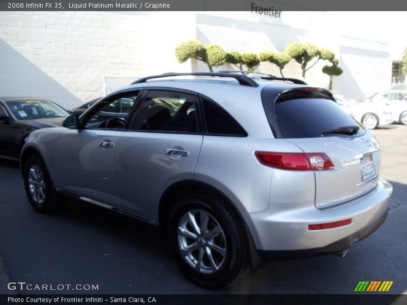 Liquid Platinum Metallic / Graphite 2008 Infiniti FX 35
