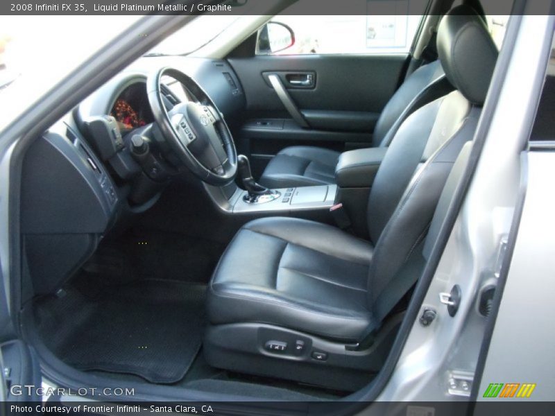 Liquid Platinum Metallic / Graphite 2008 Infiniti FX 35