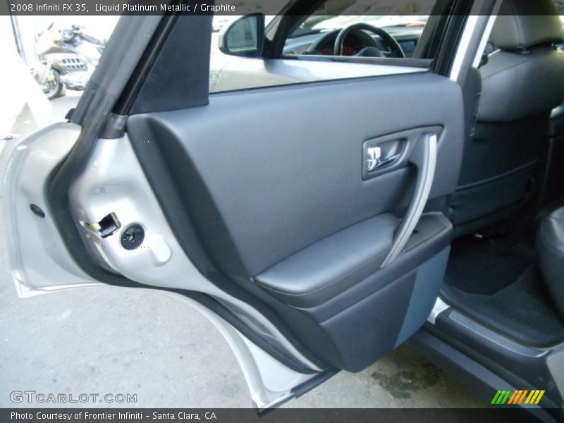 Liquid Platinum Metallic / Graphite 2008 Infiniti FX 35