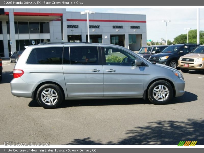 Slate Green Metallic / Gray 2006 Honda Odyssey EX