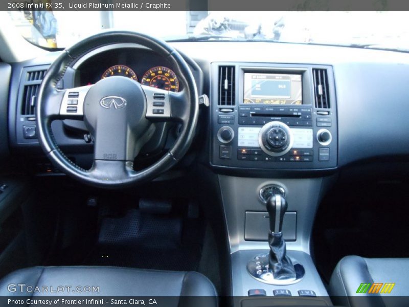 Liquid Platinum Metallic / Graphite 2008 Infiniti FX 35