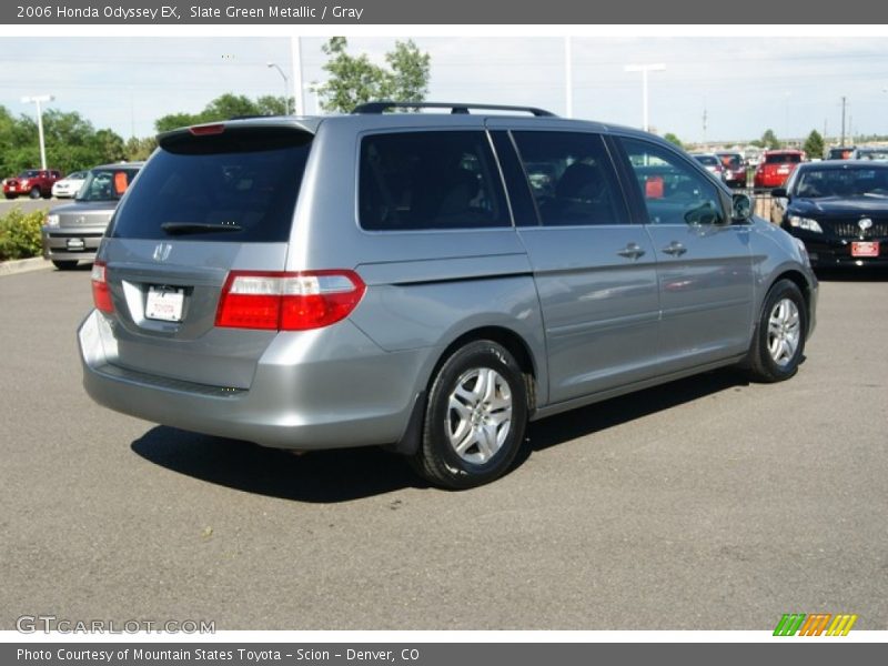 Slate Green Metallic / Gray 2006 Honda Odyssey EX