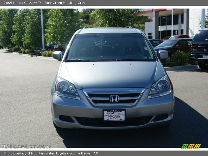 Slate Green Metallic / Gray 2006 Honda Odyssey EX