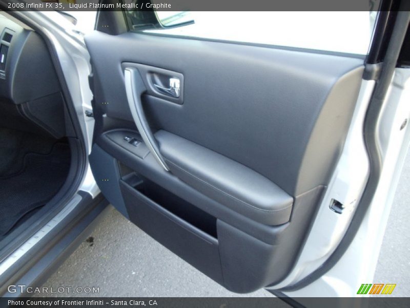 Liquid Platinum Metallic / Graphite 2008 Infiniti FX 35