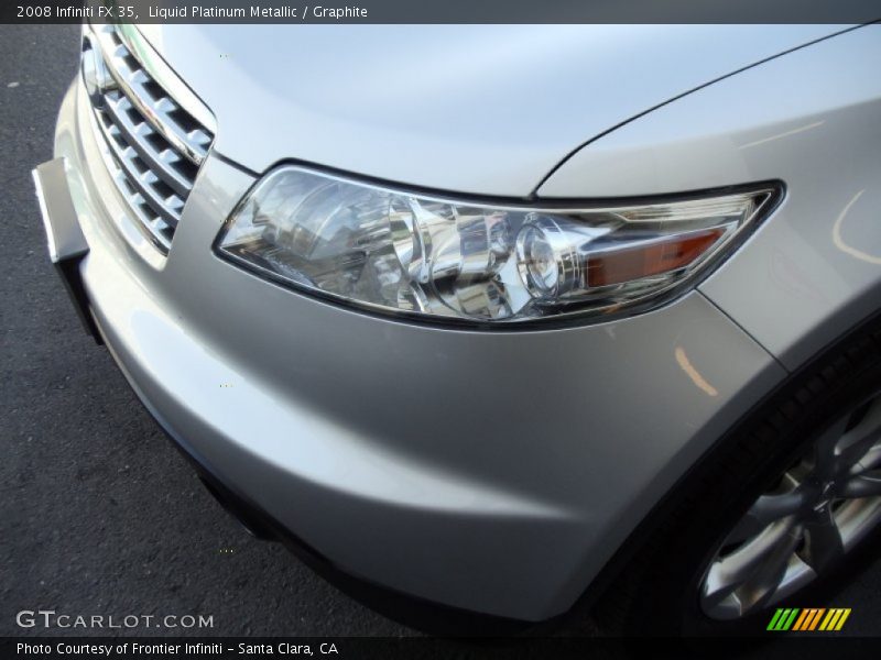 Liquid Platinum Metallic / Graphite 2008 Infiniti FX 35