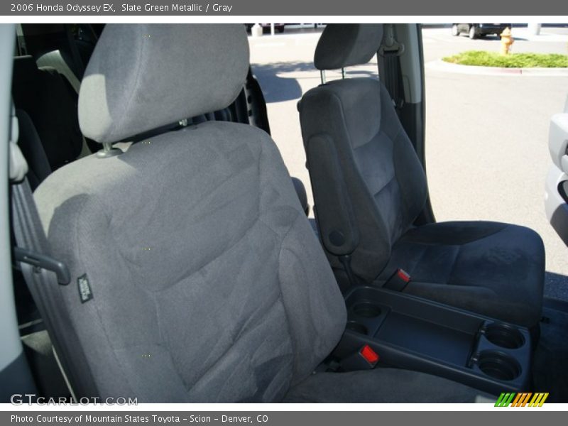 Slate Green Metallic / Gray 2006 Honda Odyssey EX