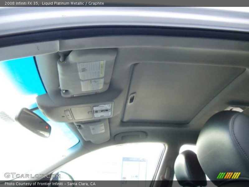 Liquid Platinum Metallic / Graphite 2008 Infiniti FX 35