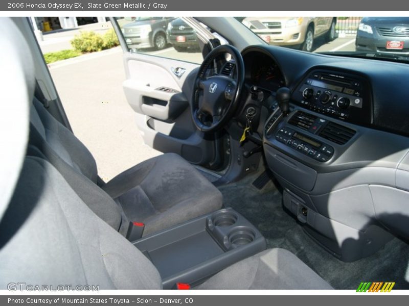 Slate Green Metallic / Gray 2006 Honda Odyssey EX