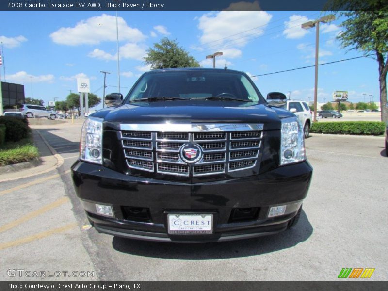 Black Raven / Ebony 2008 Cadillac Escalade ESV AWD