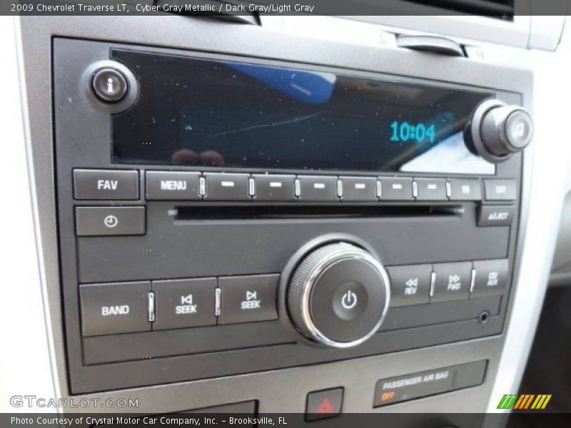 Cyber Gray Metallic / Dark Gray/Light Gray 2009 Chevrolet Traverse LT