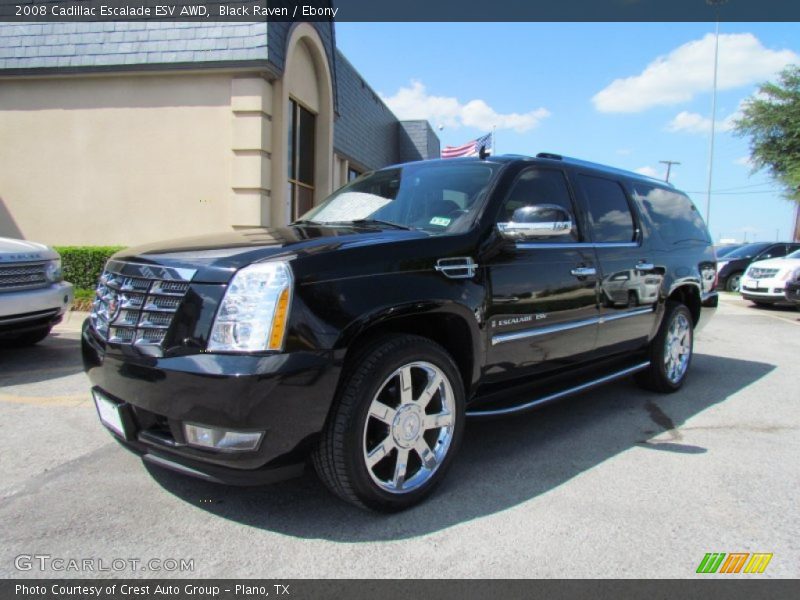Black Raven / Ebony 2008 Cadillac Escalade ESV AWD