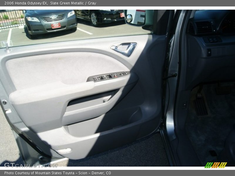 Slate Green Metallic / Gray 2006 Honda Odyssey EX