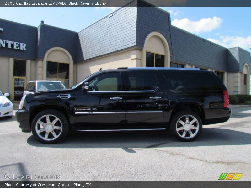 Black Raven / Ebony 2008 Cadillac Escalade ESV AWD