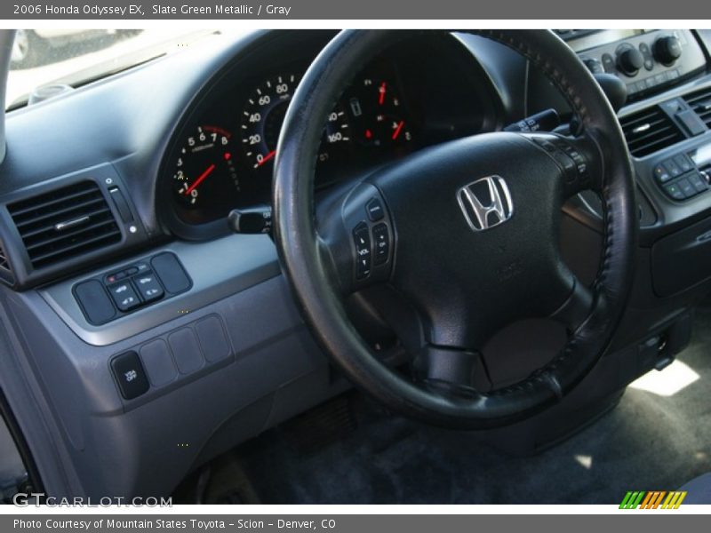 Slate Green Metallic / Gray 2006 Honda Odyssey EX