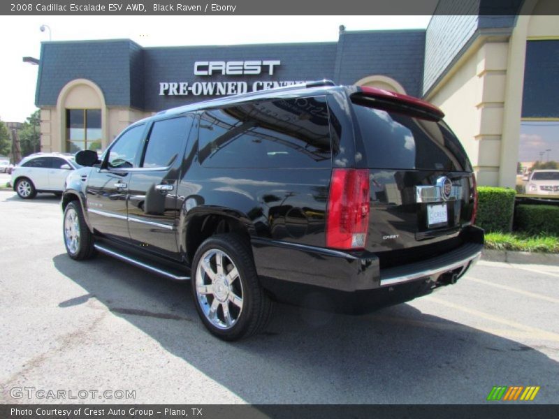 Black Raven / Ebony 2008 Cadillac Escalade ESV AWD