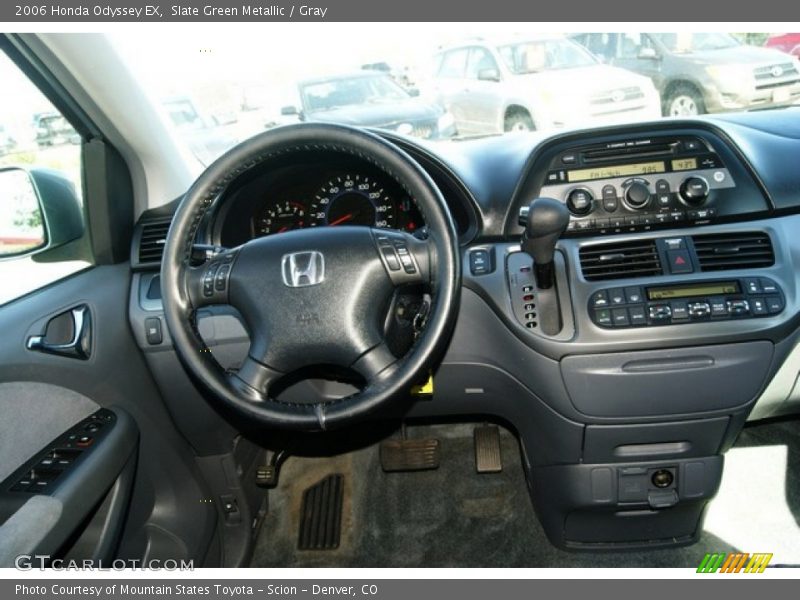 Slate Green Metallic / Gray 2006 Honda Odyssey EX