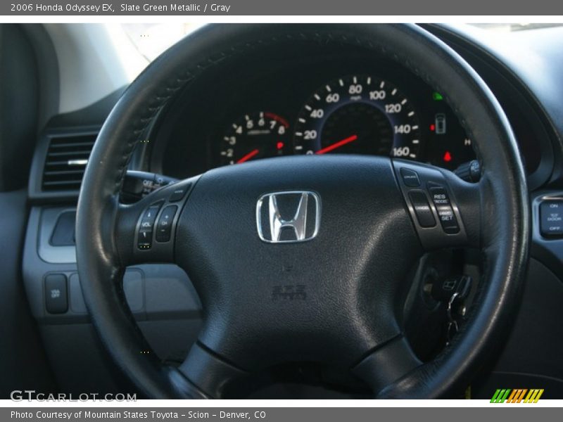 Slate Green Metallic / Gray 2006 Honda Odyssey EX