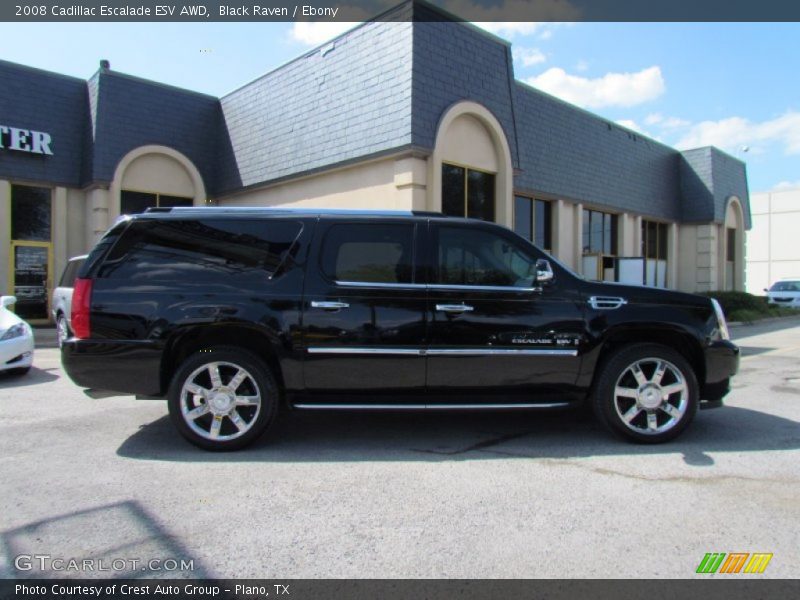 Black Raven / Ebony 2008 Cadillac Escalade ESV AWD
