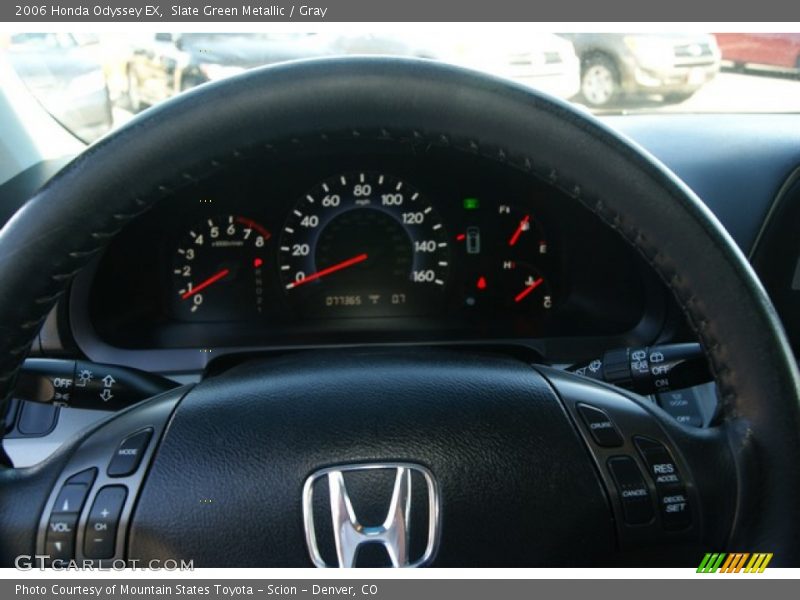 Slate Green Metallic / Gray 2006 Honda Odyssey EX