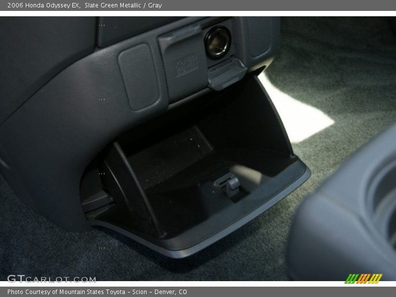 Slate Green Metallic / Gray 2006 Honda Odyssey EX