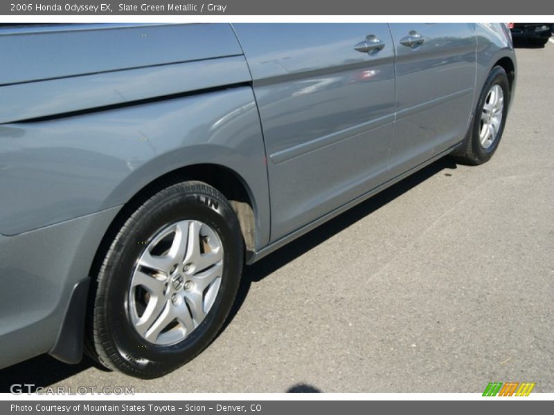 Slate Green Metallic / Gray 2006 Honda Odyssey EX