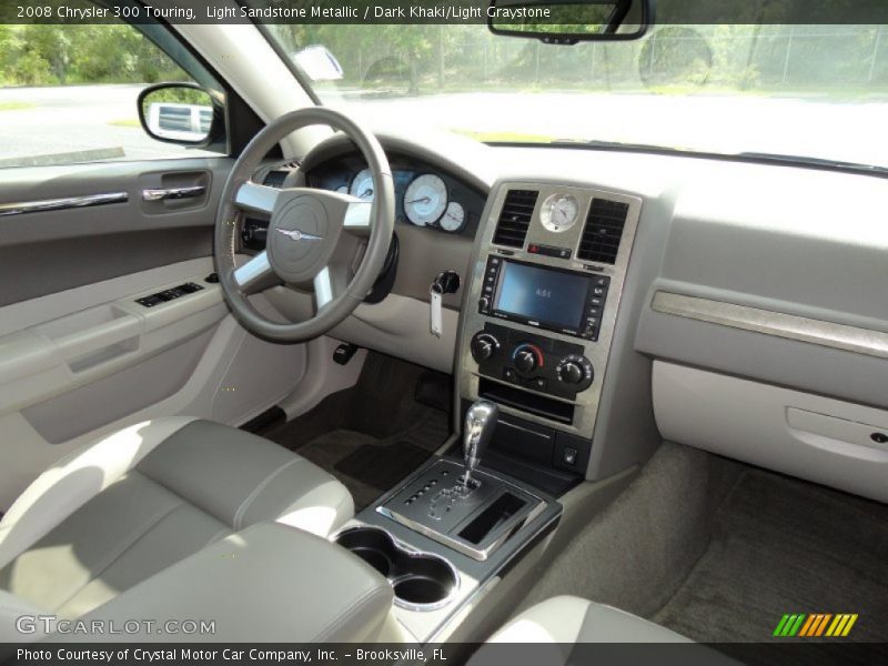 Light Sandstone Metallic / Dark Khaki/Light Graystone 2008 Chrysler 300 Touring