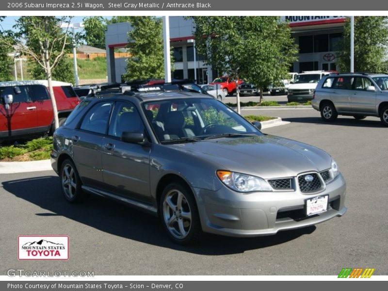 Steel Gray Metallic / Anthracite Black 2006 Subaru Impreza 2.5i Wagon