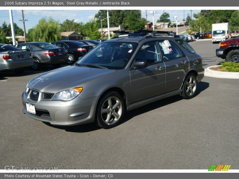 Steel Gray Metallic / Anthracite Black 2006 Subaru Impreza 2.5i Wagon