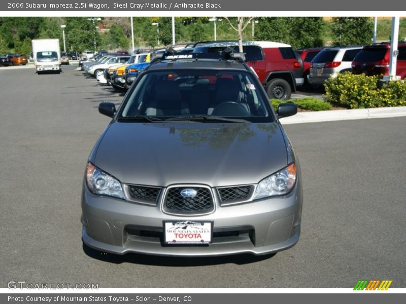 Steel Gray Metallic / Anthracite Black 2006 Subaru Impreza 2.5i Wagon