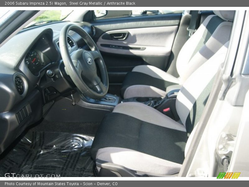 Steel Gray Metallic / Anthracite Black 2006 Subaru Impreza 2.5i Wagon