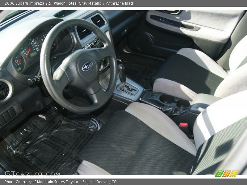 Steel Gray Metallic / Anthracite Black 2006 Subaru Impreza 2.5i Wagon