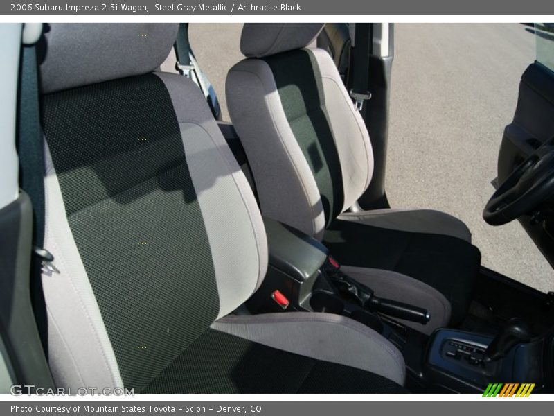 Steel Gray Metallic / Anthracite Black 2006 Subaru Impreza 2.5i Wagon
